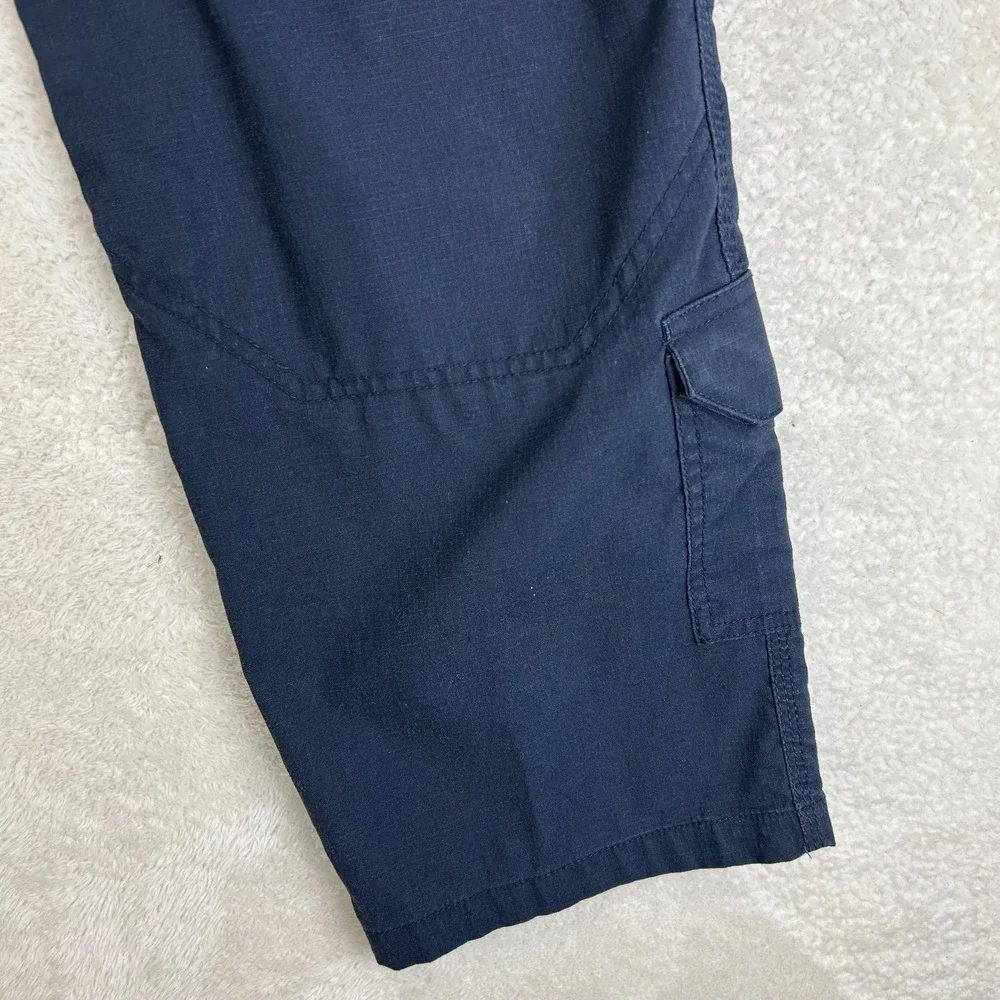 First Tactical Cargo Pants Mens 32x32 Navy Blue Logo Utility Pocket Comfort